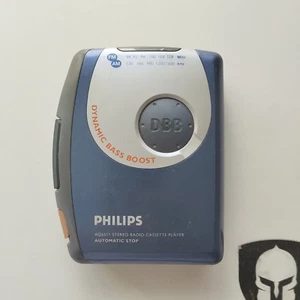 Philips Magnavox AQ6511 AM/FM Radio Cassette Player DBB Radio Works Tape Not - Imagen 1 de 8