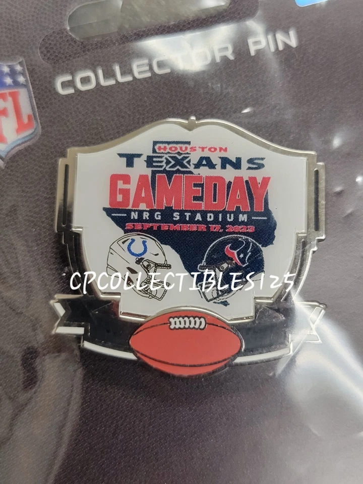 Indianapolis Colts VS Houston Texans Game day Pin 9/17/2023 NEW - Image 1 of 1