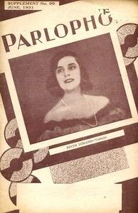 PARLOPHONE / ODEON RECORD CATALOGUE SUPPLEMENT No 90 JUNE 1931 - Bild 1 von 1