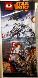 Lego Star Wars Episode 3 - Promo Store Display Original FABRIC BANNER * RARE * - Picture 1 of 1