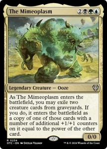 THE MIMEOPLASM mtg NM-M Commander Outlaws of Thunder Junction Rare - Picture 1 of 1