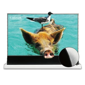VIVIDSTORM S PRO 120" Motorized Tension Floor Rising UST ALR Projector Screen - Picture 1 of 12