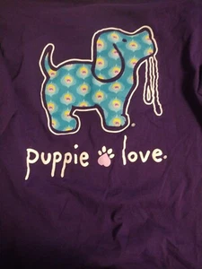 Puppie Love Ladies Long Sleeve T Shirt - Imagen 1 de 6