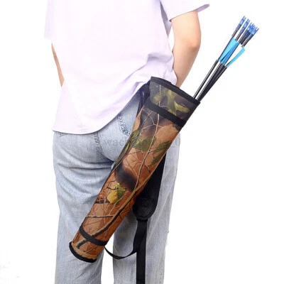 NEW Archery Back/Belt Clip Arrow Quiver Holder Bag Compound Recurve Bow Hunting - image 1 of 4