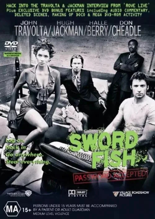 Sword fish DVD - John Travolta (Region 4, 2001) Free Post - Image 1 of 1