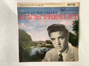 Elvis Presley: Peace in the Valley (EP RCA: RCX-101) Released 1957 - Imagen 1 de 15