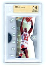 2006-07 Fleer E-X MICHAEL JORDAN #4 Acetate BGS 9.5 Gem Mint