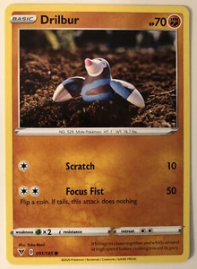 Pokemon Vivid Voltage Drilbur 91/185 NM/M  - Picture 1 of 1