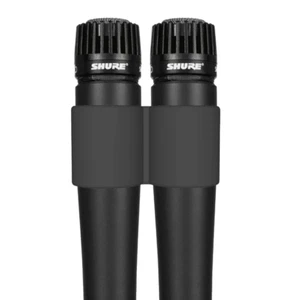 Fredman SM57 Microphone Double Parallel Clip Holder Stand Retainer Recording - Picture 1 of 5