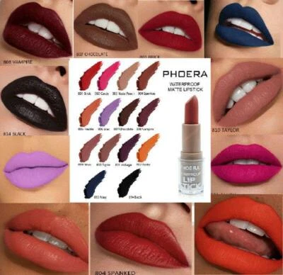 PHOERA SUPER STAY WATERPROOF MATTE LIPSTICK LONG LASTING MOISTURIZER LIP STICK