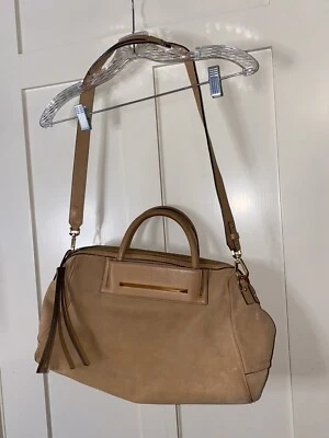 Brian Atwood Grande Cuero Tostado Monedero Bolso de Mano Bandolera Foto 1 de 4