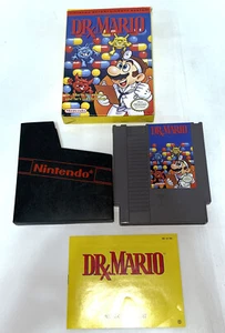 Dr. Mario Nintendo NES 1990 Complete In Box Game with Manual and Box Styrofoam - Picture 1 of 6