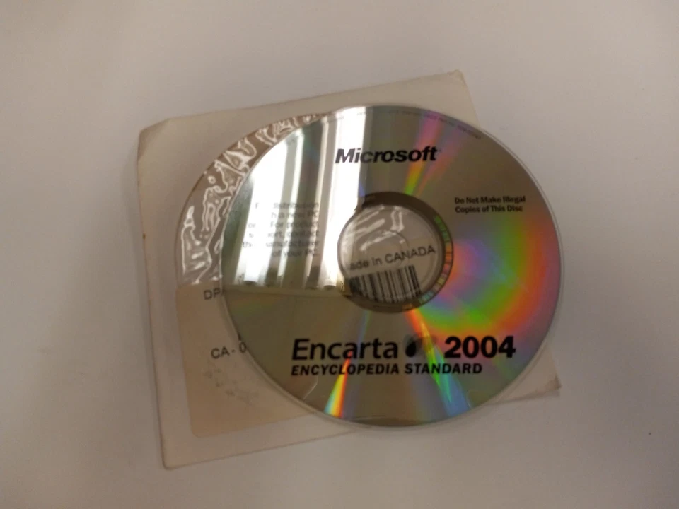 Microsoft Encarta Encyclopedia 2004 CD Standard Brand New w/ KEY - Image 1 of 1