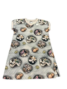 Molo Girls Animal Pets Graphic Dress Size 7/8 110/116 - Picture 1 of 2