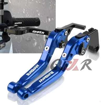 For SUZUKI BURGMAN 650 400 Motorcycle Folding Adjustable Brakes Clutch Levers - Image 1 of 4