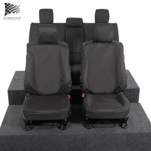 TOYOTA HILUX ICON & INVINCIBLE 2020+ TAILORED FRONT & REAR SEAT COVERS - 260 261 - Picture 1 of 24
