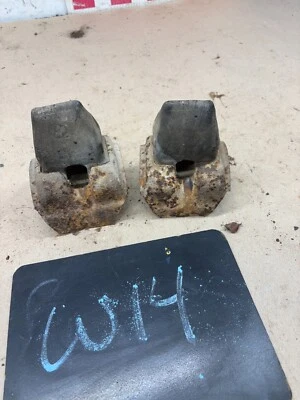 Oldsmobile Chevrolet Buick 1949 1950 1951 par de topes de parachoques de eje OEM Foto 1 de 4