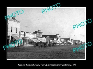 ANTIGUA FOTO HISTÓRICA 8x6 de francisco saskatchewan la principal tienda c1900 - Imagen 1 de 1