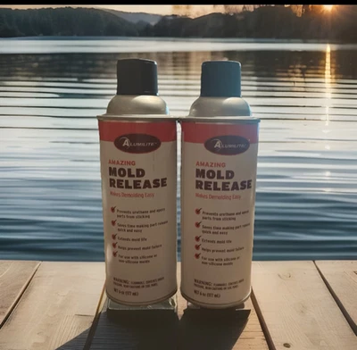 Спрей-банка Alumilite Amazing Mold Release 6 унций легкое демонтаж упаковка 3 шт. - Изображение 1 из 4