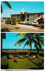 MAYNARD By The SEA Apartments & Hotel Rooms Ft Lauderdale Florida Postcard 1964 - Picture 1 of 2
