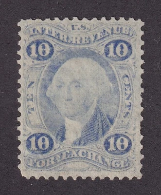 SELLOS DE MATT US SCOTT #R35e sello de ingresos de divisas de 10 centavos, MH Foto 1 de 3