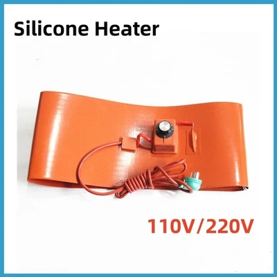 110V/220V 1200 Вт силиконовый резиновый нагревательный коврик для гитары стороне изгиб 36 x 5,9 дюйма - Изображение 1 из 4