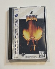 Doom (Sega Saturn, 1997) CIB Complete In Box /w Manual - Tested