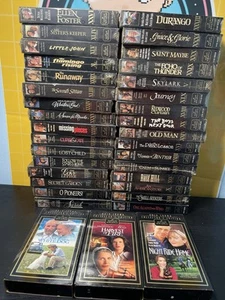 Hallmark Hall Of Fame VHS Lot (35) Gold Crown Collectors Edition READ - Foto 1 di 5