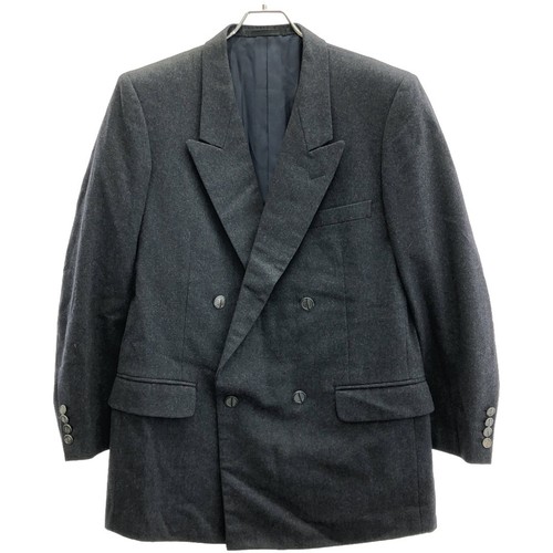 Giacca Christian Dior Monsieur doppiopetto lana blu navy usata MESC 0