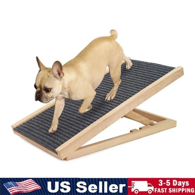 Pet Ramp 2 Adjustable Heights Dog Cat Ramp Bed/Couch - Folding - Image 1 of 4