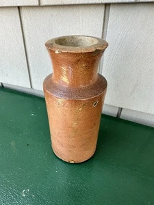Antique Stoneware Blacking Bottle Americana - Picture 1 of 6