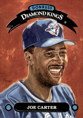1992 Donruss #DK-3 Joe Carter Diamond Kings Toronto Blue Jays - Image 1 of 2