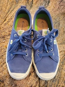 Cariuma Low Canvas Sneakers Navy Blue Wms 8.5 Mens 7 Rio, Brasil - Picture 1 of 5