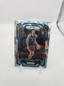 Victor Wembanyama 2023-24 Prizm Silver Cracked Ice RC Rookie #136 SP Spurs - Bild 1 von 2