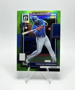 2022 Panini Donruss Optic - Teoscar Hernandez Lime Green #123 Toronto Blue Jays - Picture 1 of 2