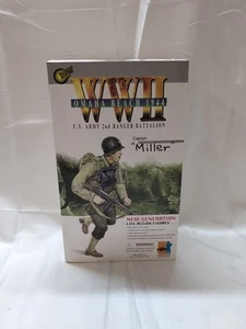 Figura Dragón 12" Segunda Guerra Mundial Ejército de los Estados Unidos 2do Ranger Capitán Miller Omaha Beach 1944 - Imagen 1 de 18