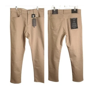 VGB Vintage Genes Black Herren W36X30L Slim Fit Comfort French Terry Khaki Jeans - Bild 1 von 6