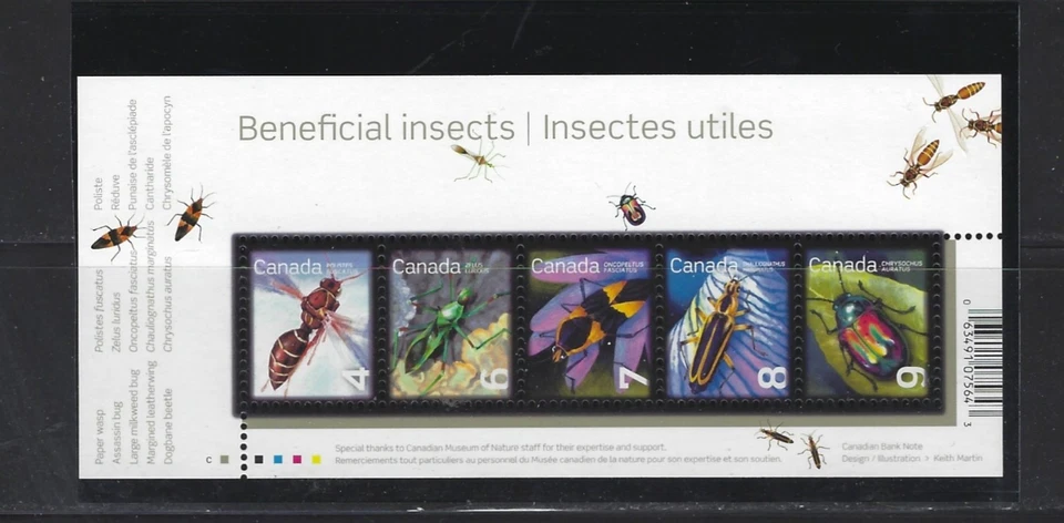 Canada 2010 Insects #2410a Souvenir Sheet   MNH - Image 1 of 1