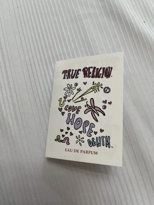 True Religion Love Hope Denim Eau De Parfum 1,5 ml Muestra Oficial Cardada ¡NUEVO! Foto 1 de 4