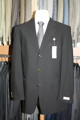 Feraud Paris Blazer Gr.54,5 schwarz uni 100% Schurwolle Einreiher 3-Knopf -S209 - Bild 1 von 4