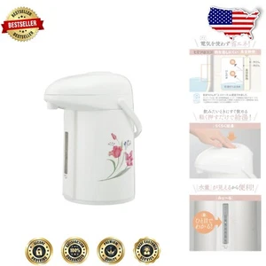 Leichter 2,2L Glas Lufttopf in anmutiger Blume - bequemer Warmwasserzugang - Bild 1 von 8