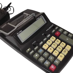 Staples SPL-P500 Printing Calculator 12-Digit 2-Color w/ AC Adapter – TESTED - Picture 1 of 5