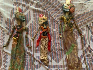 Lot: 3 Rare-Vintage Handmade- Carved- WOOD Puppets  - Picture 1 of 10