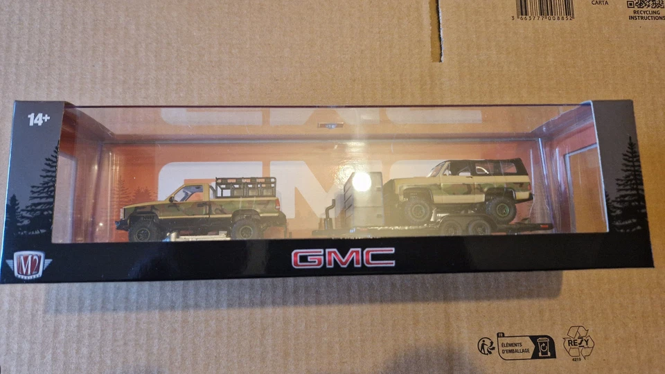 M2 Machines Auto-Haulers Release 75 1998 GMC Sierra 1500 4x4 and 1973 GMC  (C12) - Photo 1/4