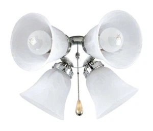 Progress Lighting AirPro 4-Light Brushed Nickel Ceiling Fan Light Kit P2610-09 - Picture 1 of 2