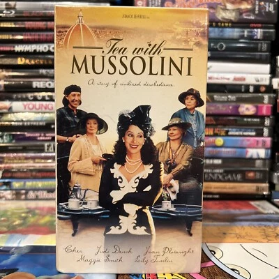 Tea With Mussolini 1999 VHS Re-Sealed Rental Cher Judi Dench War Comedy Drama Foto 1 de 4