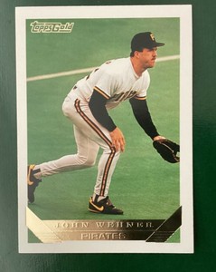 1993 Topps Gold John Werner Pittsburgh Pirates  #484