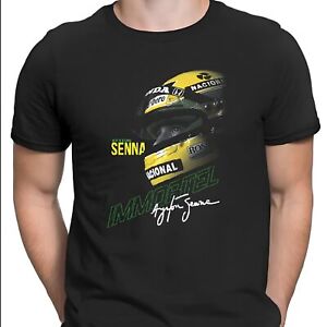 Hot Ayrton Senna Shirt Short Sleeve Unisex S-5XL T-Shirt
