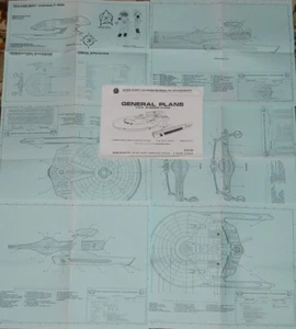 Star Trek General Plans U.S.S. Avenger Class Blueprints NEW UNUSED - Picture 1 of 1