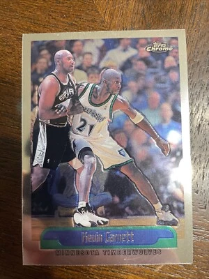 Kevin Garnett 1999-00 Topps Chrome #210 Minnesota Timberwolves NBA. Near Mint. - Image 1 of 2